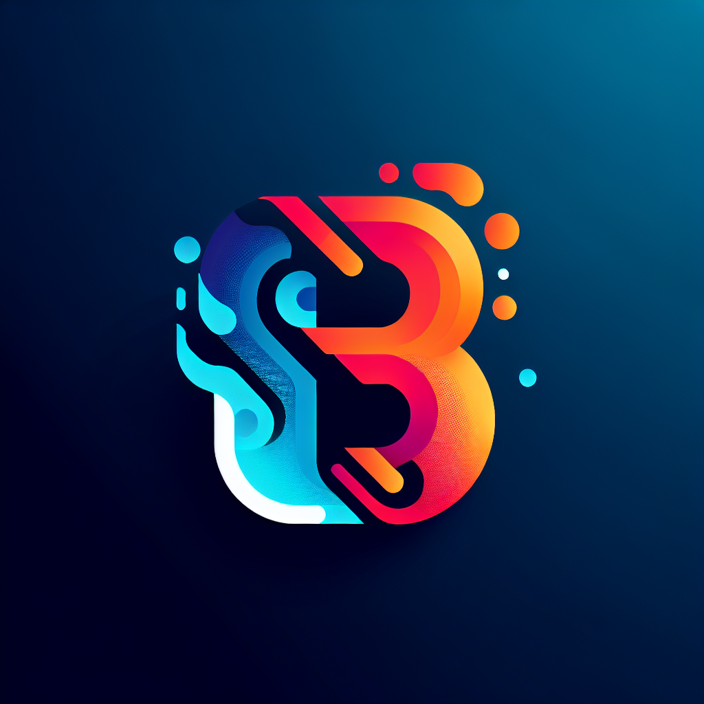 create a logo including the elements of hot and cold with a letter B emphasizing professionalism, quality service and professionality in a sleek modern design.